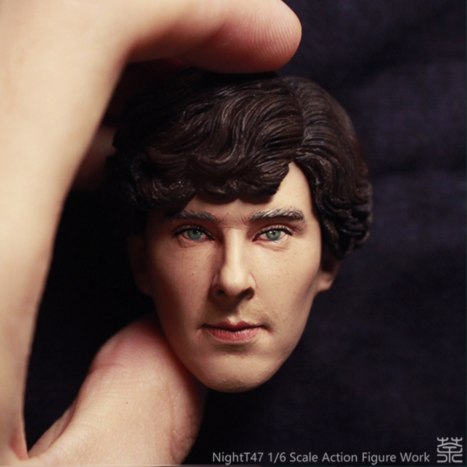 Sherlock Holmes Benedict Cumberbatch repaint & rehair work