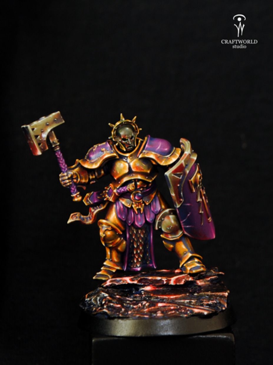 How to paint Non-metalic Gold - Step by Step Guide