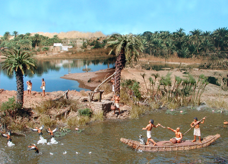Life in ancient Egypt at the river Nile Small 7