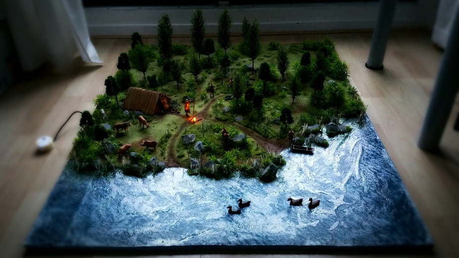 Prehistoric Diorama, and replica's - "Mannetje van Willemstad" Small 2