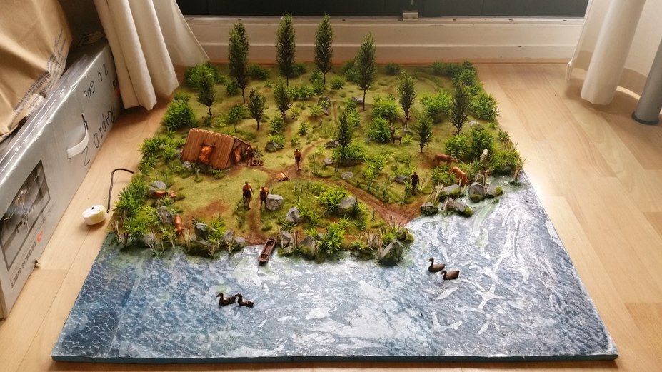 Prehistoric Diorama, and replica's - "Mannetje van Willemstad" Small 12