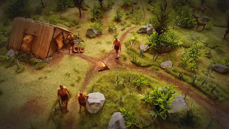 Prehistoric Diorama, and replica's - "Mannetje van Willemstad" Small 13