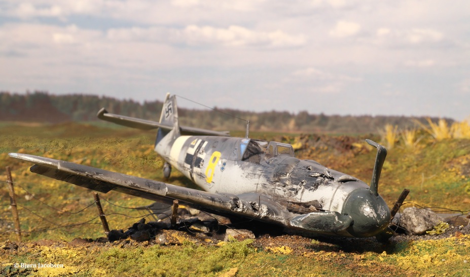 Bf109G a forced landing Small 3