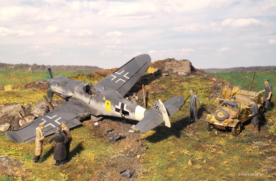 Bf109G a forced landing Small 4