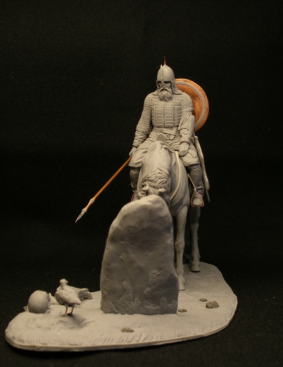 Knight at the Crossroads, 75 mm. Small 3