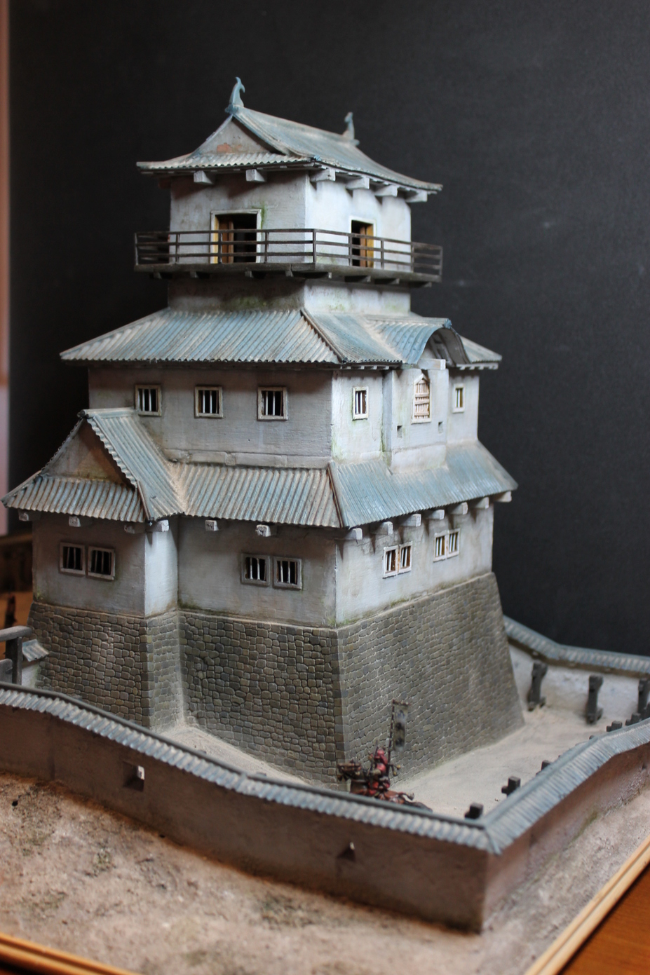 Kakegawa castle. 1600. Scale 1/72. Small 