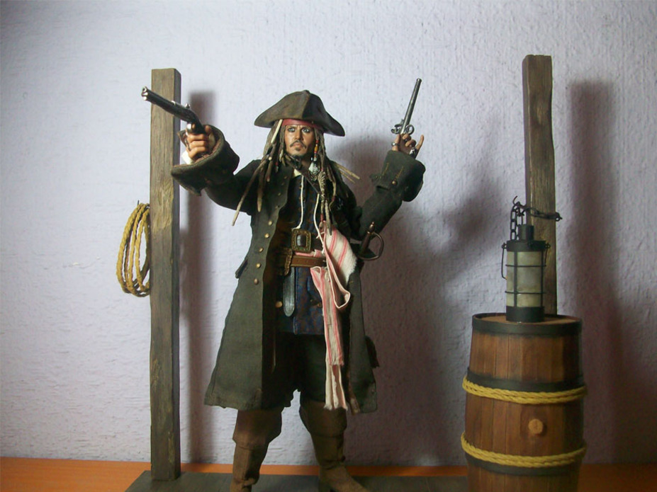 Jack Sparrow diorama Small 7