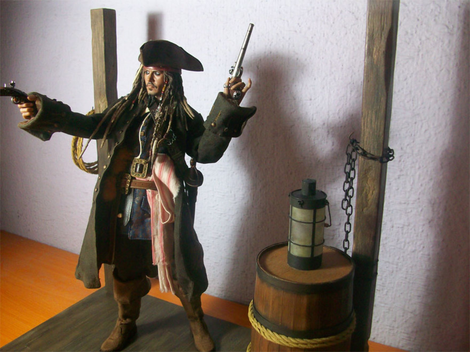 Jack Sparrow diorama Small 8