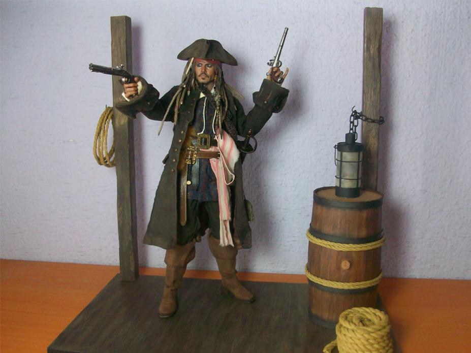 Jack Sparrow diorama Small 10